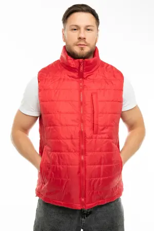 Жилет КАНАДА зимний (красный/черный)