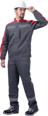 Костюм РОУД с ПК (серый/красный)