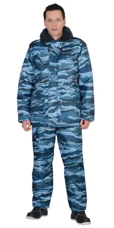 Костюм СИРИУС-БЕЗОПАСНОСТЬ с ПК (кмф серый вихрь)