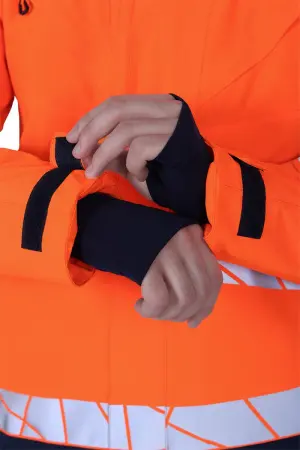 Куртка ACTIVE зимняя (оранжевый/синий)