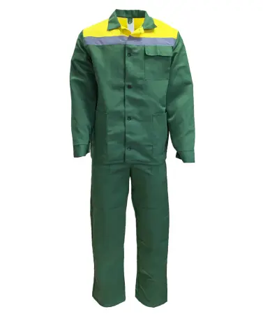 Костюм СТАНДАРТ с СОП с БР (зеленый/жёлтый)