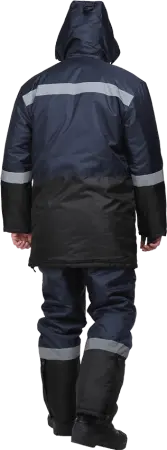 Костюм МЕРКУРИЙ зимний с ПК (т.синий/черный)