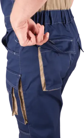 Полукомбинезон ДИДЖИТАЛ НЬЮ (т.синий/бежевый)