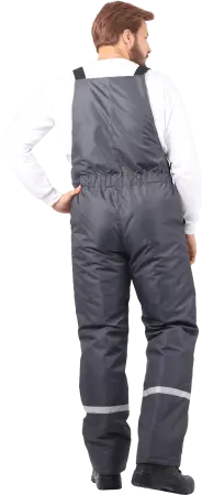 Костюм РОУД зимний с ПК (т.серый/красный)