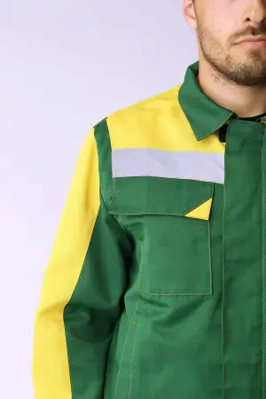 Костюм СФЕРА NEW с ПК (зеленый/желтый)