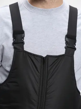 Костюм БЕРКОРТ-2 СОП К. зимний с ПК (черный/т.серый)