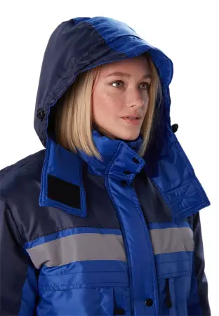 Костюм ЗИМНИК женский зимний с ПК (василек/т.синий)