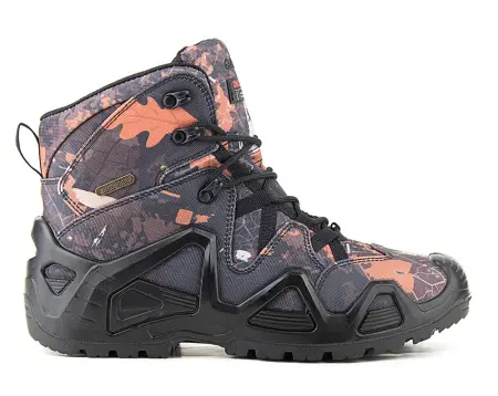 Ботинки ЛИДЕР 176 ПУ-Резина утепленные (осенний кмф)