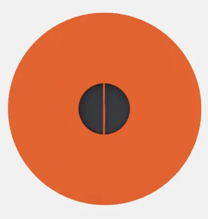 Респиратор RB-200 WHITE/ORANGE с клапаном (белый/оранжевый)