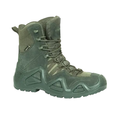 Ботинки КАБАРГА высокий берец ПУ/Нитрил (олива)