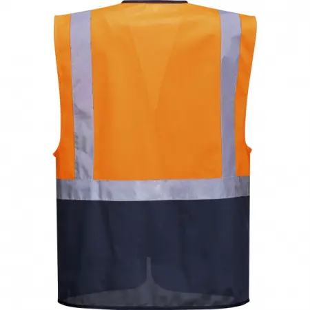 Жилет PORTWEST C476 (сигнальный оранжевый/синий)