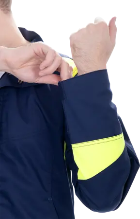 Куртка ACTIVE FLEX / АКТИВ ФЛЕКС (т.синий/флуоресцентный желтый)