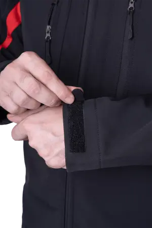 Куртка СОФТШЕЛЛ (черный/красный)