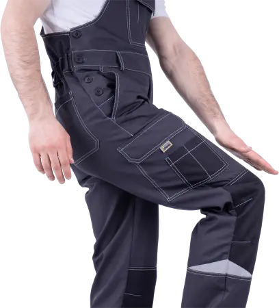 Полукомбинезон ТУРБО SAFETY (т.серый/чёрный) Полукомбинезон ТУРБО SAFETY (т.серый/чёрный)