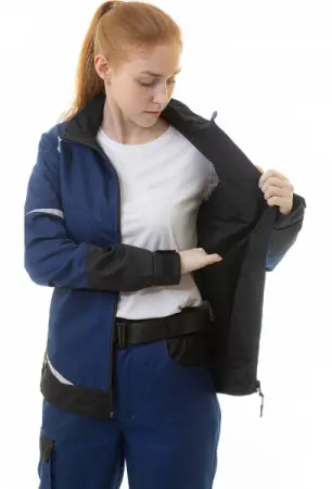 Куртка BRODEKS KS 228 женская (синий/черный)