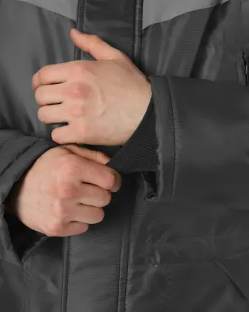 Куртка ЛИГОР СОП зимняя (т.серый/красный) Куртка ЛИГОР СОП зимняя (т.серый/красный)