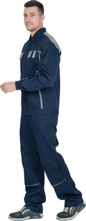 Костюм КОНФОРМ с БР (т.синий/серый)