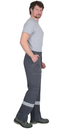 Брюки из антиэлектростатической ткани МВО (серый)