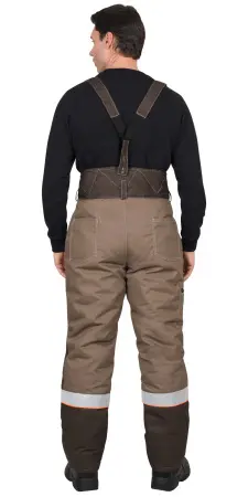 Костюм СИРИУС-РОДОС-РОСС СОП зимний с БР (св.коричневый/т.коричневый)