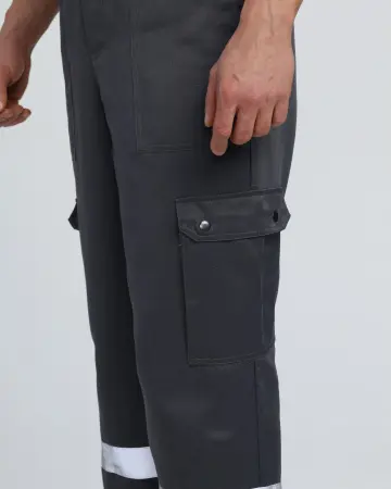 Костюм НЕЙЧ-2 СОП К. с капюшоном с ПК (т.серый/св.серый)