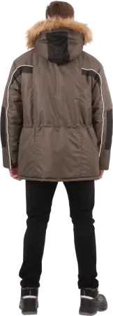 Куртка ДИКСОН зимняя (хаки/чёрный)