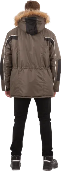 Куртка ДИКСОН зимняя (хаки/чёрный)