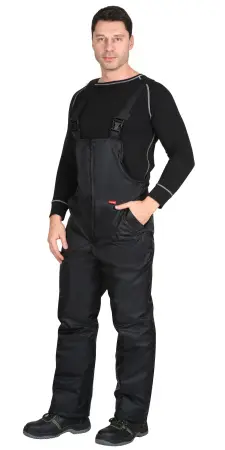 Полукомбинезон зимний (черный)