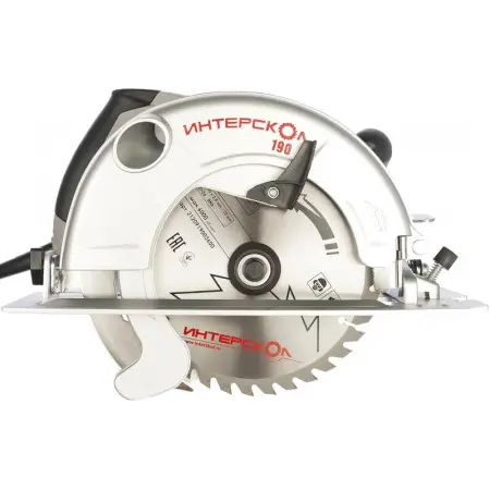Циркулярная пила ИНТЕРСКОЛ ДП-190/1600М 97.1.1.20 1600Вт 190мм 4800об/мин