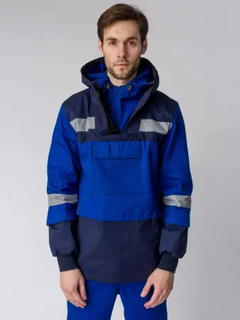 Костюм ИМПУЛЬС с БР противоэнцефалитный антигнус (т.синий/васильковый)