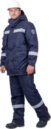 Костюм ПЕТРОЛЕУМ-2 зимний с ПК (т.синий)