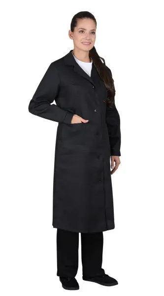 Халат RONTA HL401 женский (черный) Халат RONTA HL401 женский (черный)
