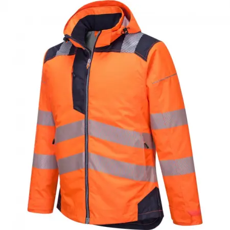 Куртка PORTWEST T400 зимняя (оранжевый/т.синий)