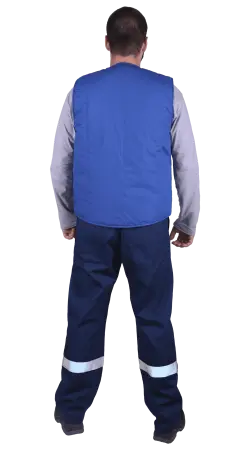 Жилет RONTA JT558 зимний (васильковый)