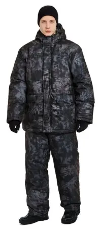 Костюм СКАНДИН зимний с ПК (кмф черный питон)