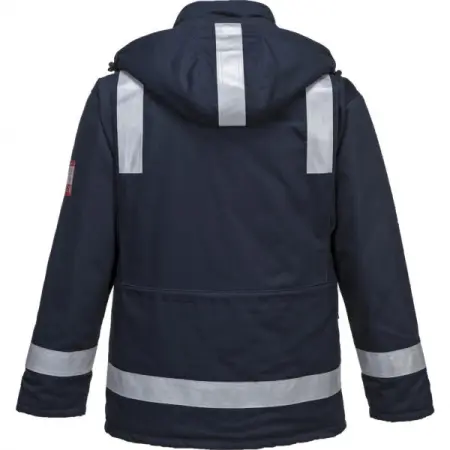 Куртка PORTWEST FR59 зимняя антистатическая огнестойкая (т.синий)