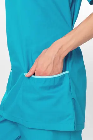 Костюм ШАРМ женский с БР (бирюзовый) женские медицинские