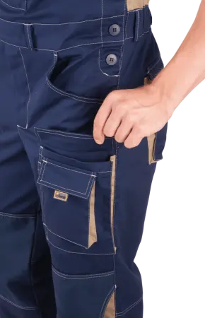 Полукомбинезон ДИДЖИТАЛ НЬЮ (т.синий/бежевый)