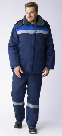 Костюм Т-УЛЬТРА зимний с БР (т.синий/васильковый)