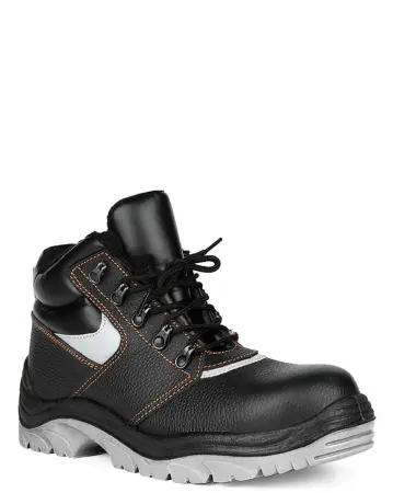 Ботинки РЕСУРС ПУ/ТПУ шерст.мех с МП (черный)