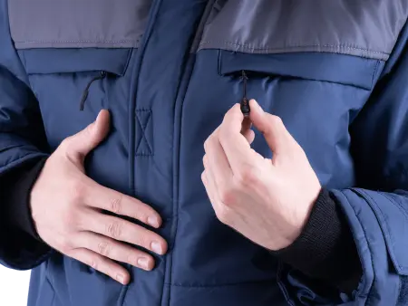 Куртка ШАТЛ зимняя (т.синий/серый)