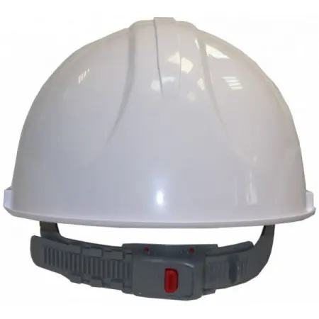 Каска VISUAL с тонированным козырьком (белый)