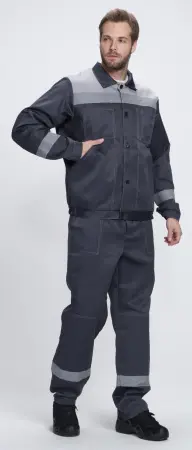 Костюм ЛЕГИОН-1 СОП NEW с БР (т.серый/св.серый)