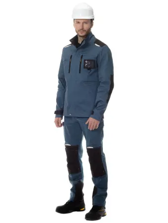 Костюм ПАЛЕРМО с БР (серый/черный)