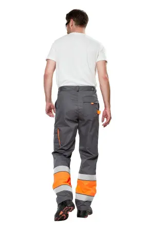 Костюм ИЛИОН сигнальный с БР (оранжевый/серый)