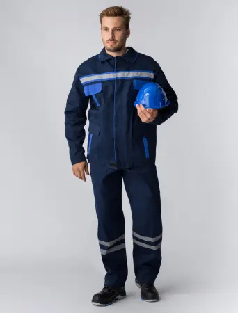 Костюм для ИТР с ПК (т.синий/васильковый) Костюм для ИТР с ПК (т.синий/васильковый)