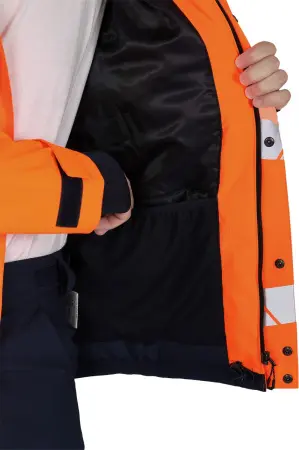 Куртка ACTIVE зимняя (оранжевый/синий)