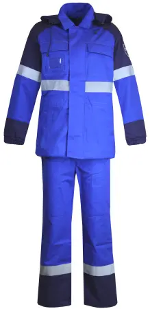 Костюм мужской Газпром из АЭС тканей с МВО 003, тип ИТР