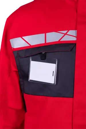 Куртка СТРОНГ ИМПОРТ (красный/серый)