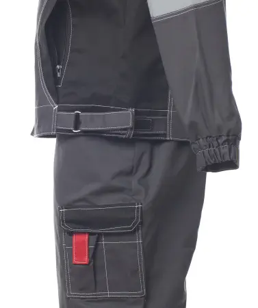 Костюм ФОРМУЛА с ПК (т.серый/красный/черный)