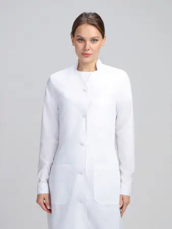 Халат КАРИНА женский (белый) женские медицинские